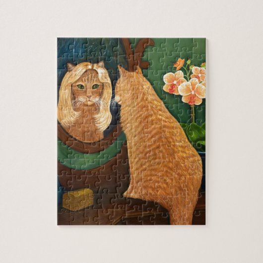 Puzzle Chat et miroir (Vertical)