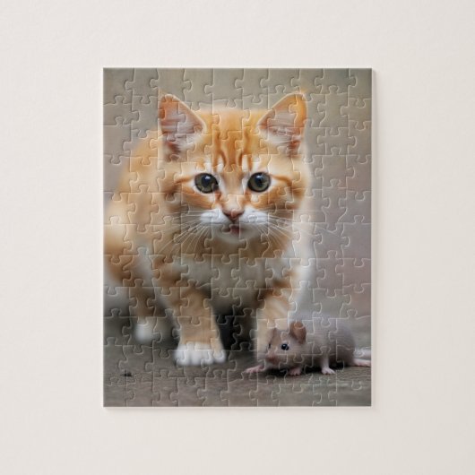 Puzzle Chat et Souris (Vertical)