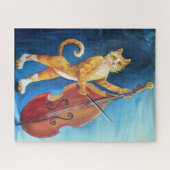 Puzzle Chat et une brosse (Horizontal)