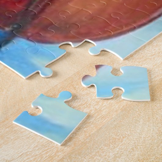 Puzzle Chat et une brosse (Côté)