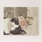 Puzzle Chat fantaisie & Château (Horizontal)