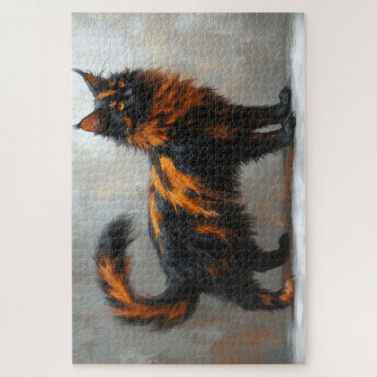 Puzzle Chat flufflye Maine Coon (Vertical)