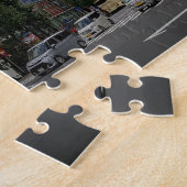 Puzzle Chat géant Attaquer la ville Catzilla Cute Monster (Côté)
