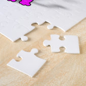 Puzzle Chat gras rose (Côté)