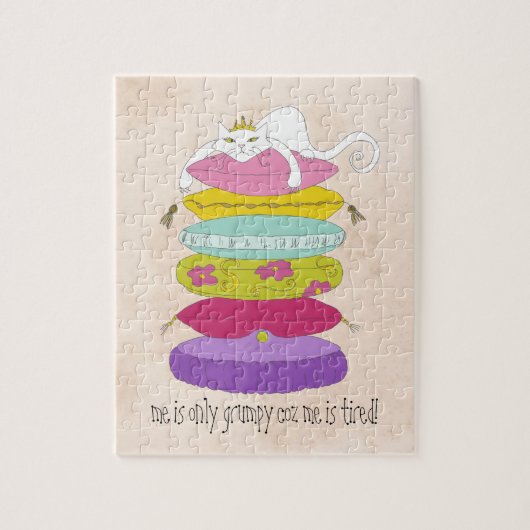 Puzzle Chat grincheux de princesse et les bandes (Vertical)