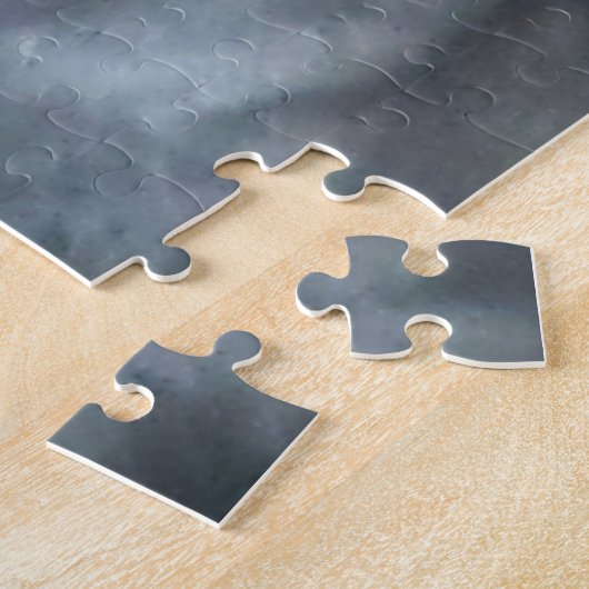 Puzzle Chat gris hypnotisé (Côté)