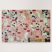 Puzzle Chat japonais, Kuniyoshi, Ukiyo-e (Horizontal)