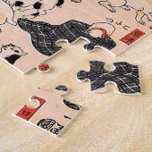 Puzzle Chat japonais par Utagawa Kuniyoshi (Côté)