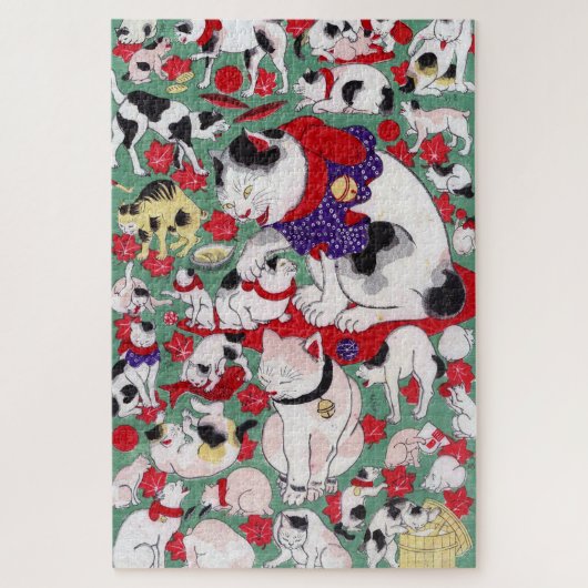 Puzzle Chat japonais, Ukiyo-e (Vertical)