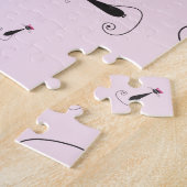 Puzzle Chat Kitty Casquette rose (Côté)