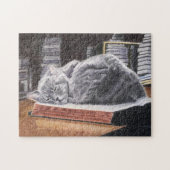 Puzzle Chat Librairie (Horizontal)