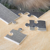 Puzzle Chat Longhair britannique - Chocolat, Tabby Argent (Côté)