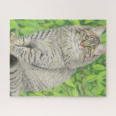 Puzzle Chat Longhair Tabby (Horizontal)