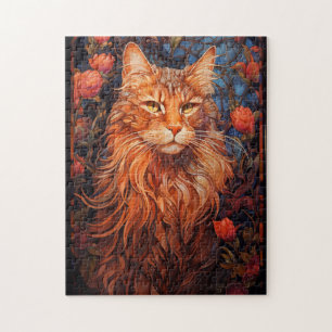 Puzzle chat Maine Coon