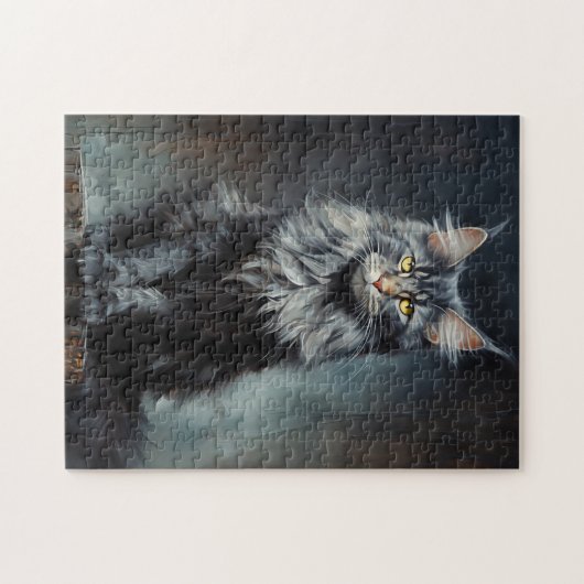 Puzzle chat Maine Coon (Horizontal)