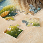 Puzzle Chat Maine Coon de forêt (Côté)