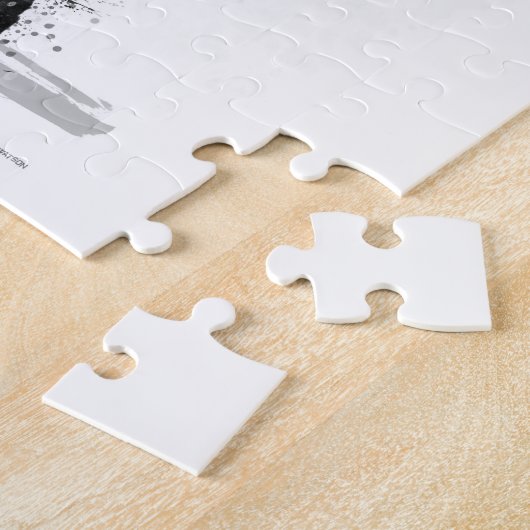 PUZZLE CHAT MAINE NOIR AU COON - (Côté)