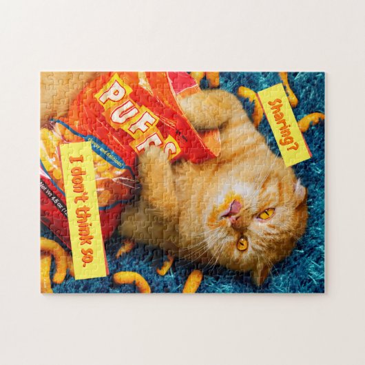Puzzle Chat Manger Fromage Puits (Horizontal)