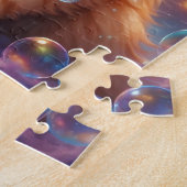 Puzzle Chat mignon avec bulles IA généré (Côté)