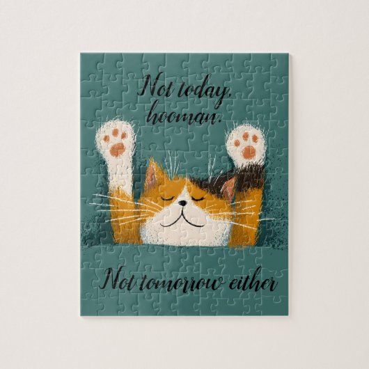 Puzzle Chat mignon drôle de nappe (Vertical)