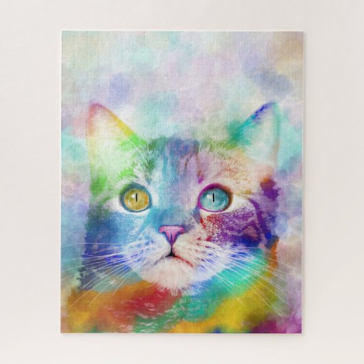 Puzzle Chat multicolore 663 (Vertical)
