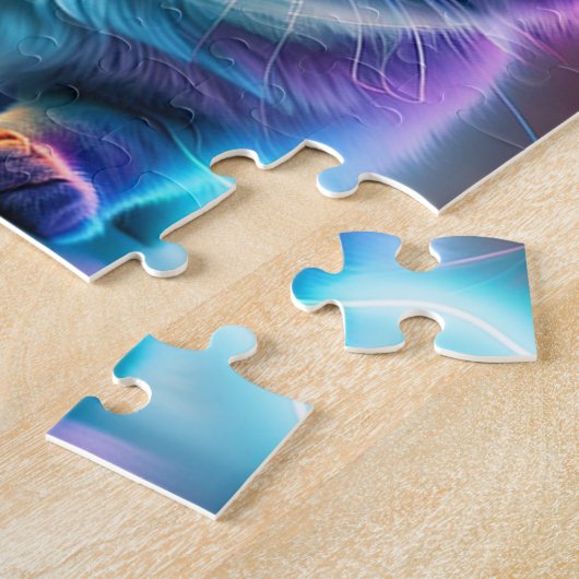 Puzzle Chat Neon Lights (Côté)