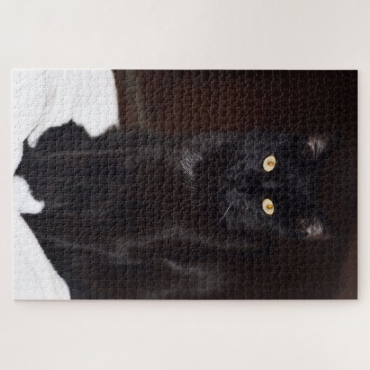 Puzzle Chat noir (Horizontal)
