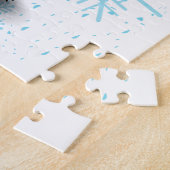 Puzzle Chat noir avec Casquette Père Noël (Côté)