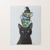 Puzzle Chat noir avec Teups et Blackbird (Vertical)