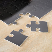 Puzzle Chat noir de vagabondage (Côté)