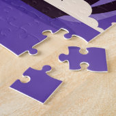 Puzzle Chat noir d'Halloween et Citrouille (Côté)