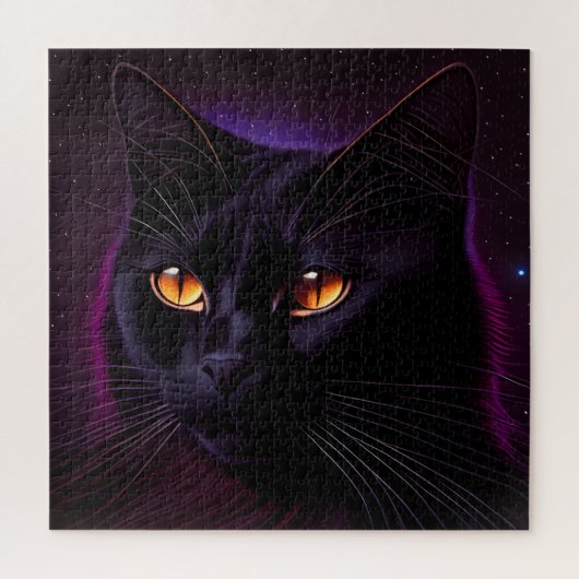 Puzzle Chat noir difficile (Vertical)