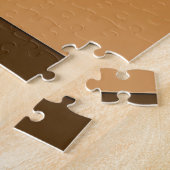 Puzzle Chat noir et blanc moderne du milieu du siècle (Côté)