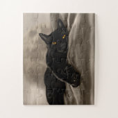 Puzzle Chat noir froid (Vertical)
