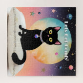 Puzzle Chat Noir - Installons-Nous Confortablement (Horizontal)