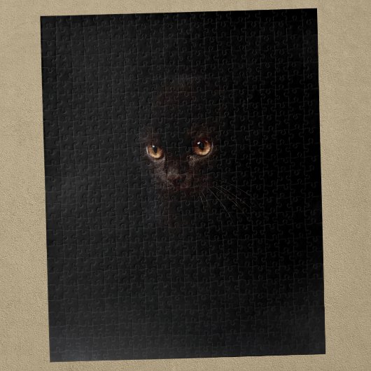 Puzzle Chat noir mystérieux le plus dur