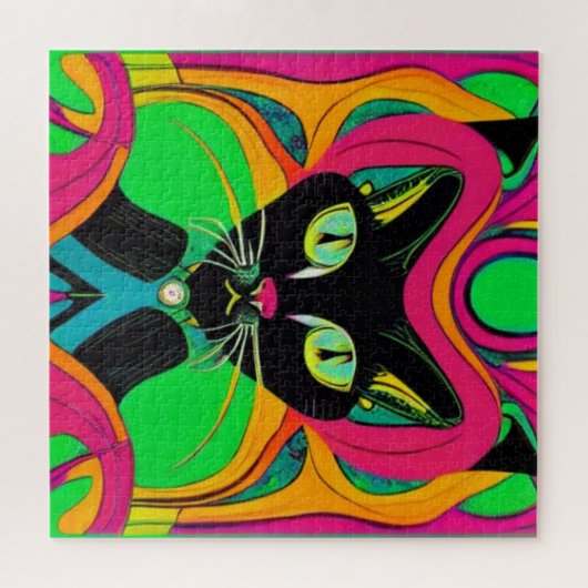 Puzzle Chat noir super (Horizontal)