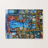 Puzzle Chat par plateau coloré (Horizontal)