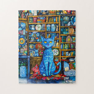 Puzzle Chat par plateau coloré