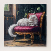 Puzzle Chat perse blanc (Vertical)