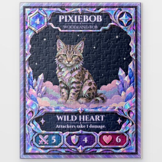 Puzzle Chat Pixiebob, Art en feuille de rainbow