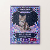 Puzzle Chat Pixiebob, Art en feuille de rainbow (Vertical)
