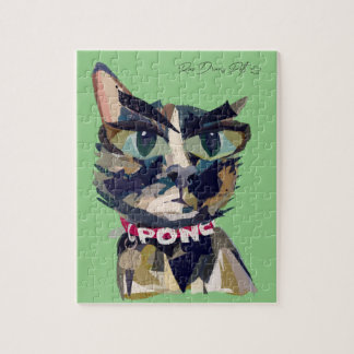 Puzzle Chat "Poncho" personnalisable