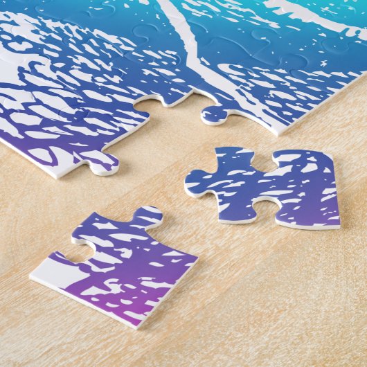 Puzzle Chat psychédélique Alice Trippy de Cheshire (Côté)