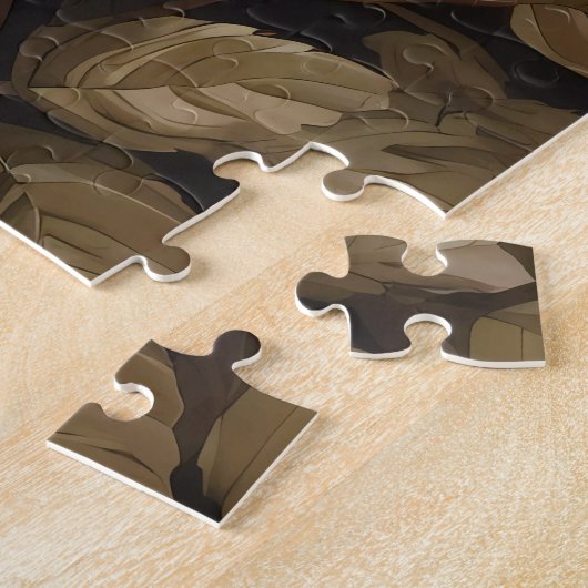 Puzzle Chat Ragdoll Avec Fleurs Bleues D'Hydrangée (Côté)