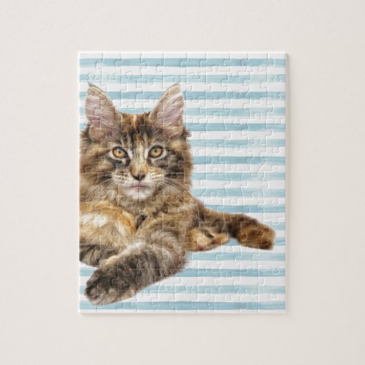 Puzzle Chat, ragondin du Maine (Vertical)