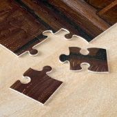 Puzzle Chat roux de Noël (Côté)