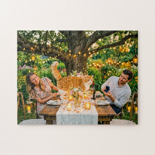 Puzzle Chat Ruine La Demande En Mariage (Horizontal)