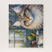 Puzzle Chat rustique Maine Coon (Vertical)
