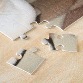 Puzzle Chat siamois détendant sur le divan (Côté)